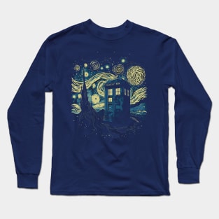 The Starry Tardis Long Sleeve T-Shirt